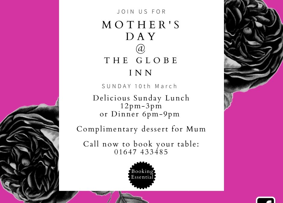 MOTHERS DAY SUNDAY THE 10TH OF MARCH